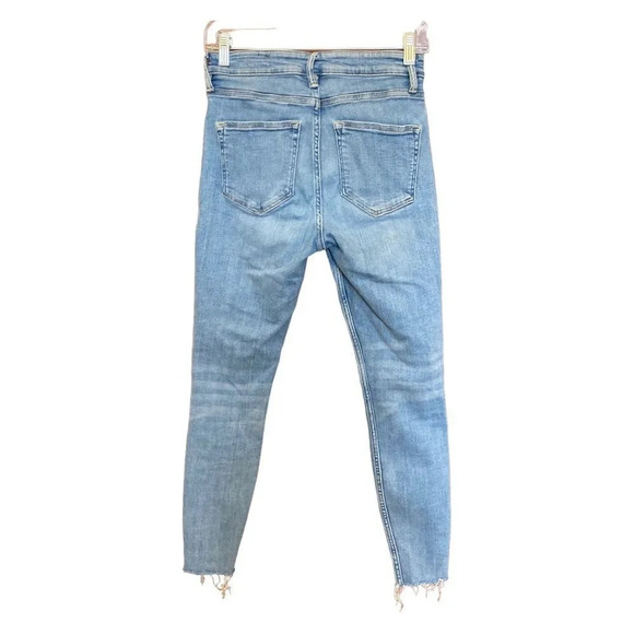 ALL SAINTS Dax High-rise Super-Skinny Cotton Jeans Size 27 - Picture 2 of 8